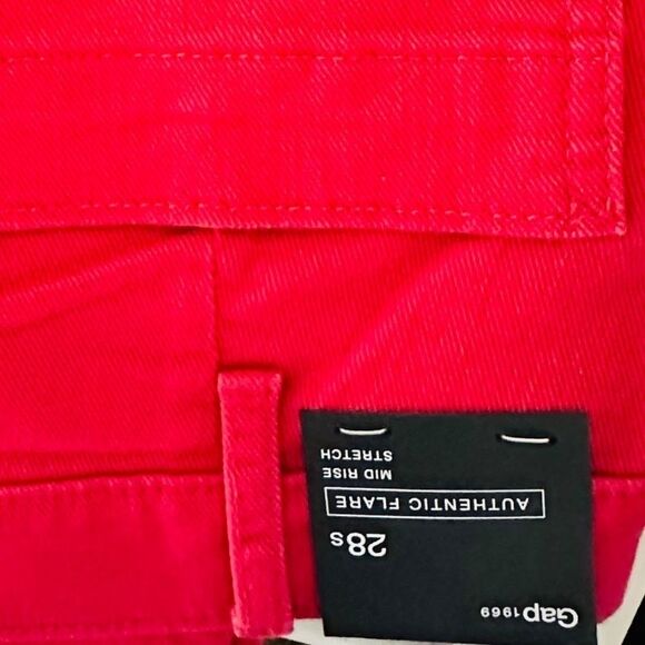 NEW Gap 28s Authentic Flare Mid Rise Stretch Jeans - Picture 3 of 9